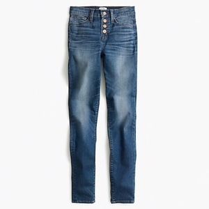 J. Crew Petite 9" High-Rise Toothpick Jean